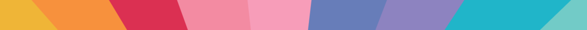 Graphic of a thin, multicolored band