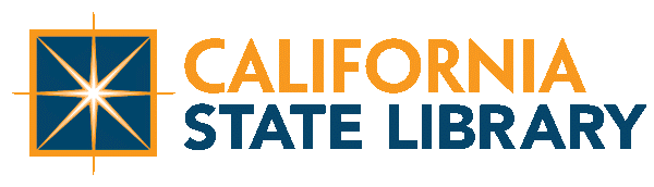 Logo graphic of the California State Library