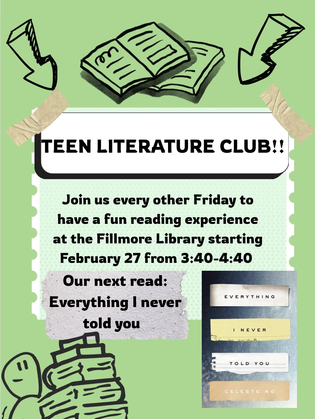 Fillmore Library Teen Literature Club
