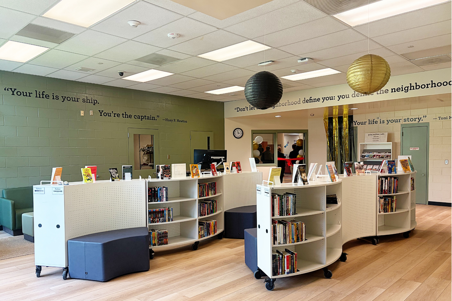 Next Chapter Library inside the Ventura County Probation Agency's Juvenile Facilities