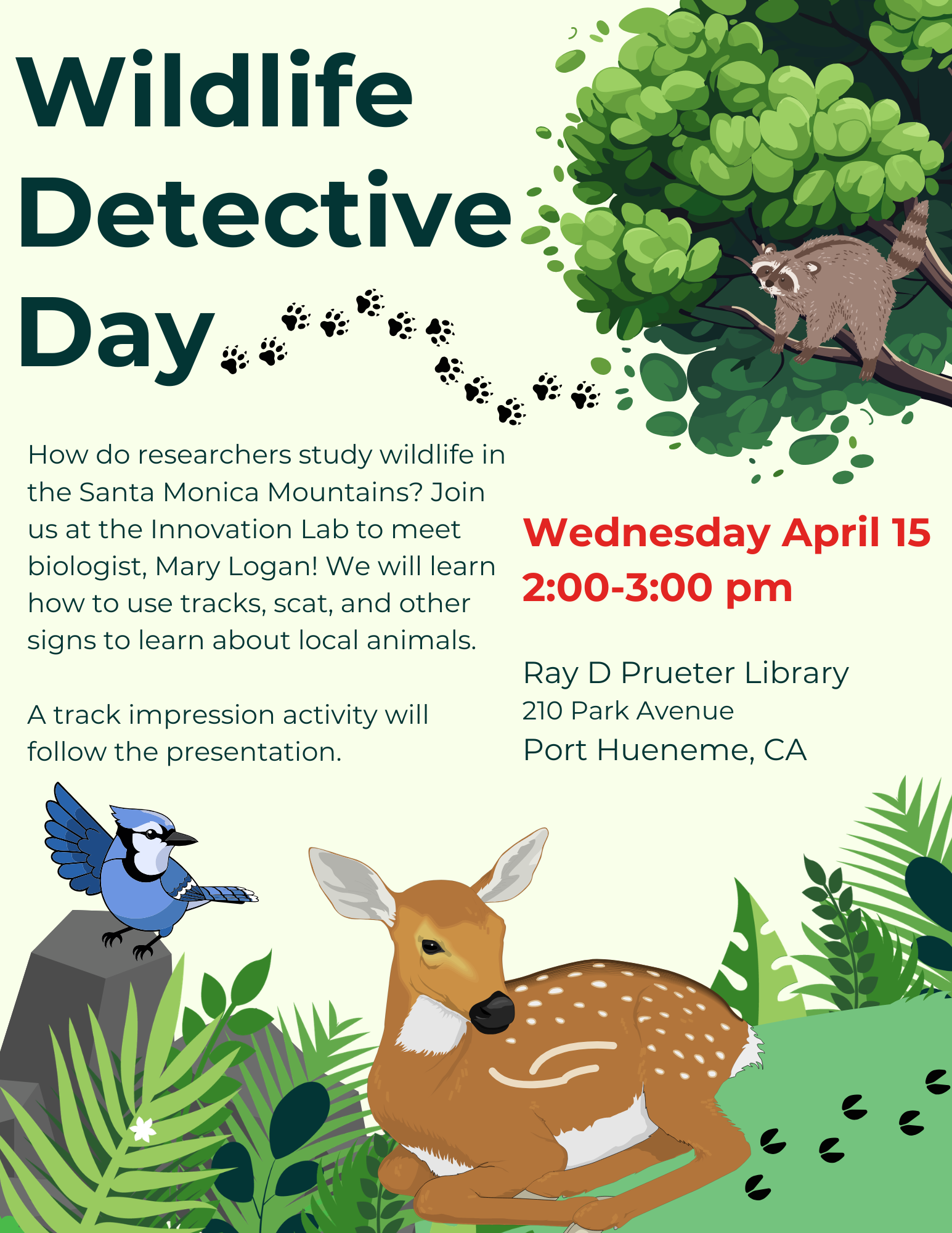 Wildlife Detective Day: A Santa Monica Mountains Youth Presentation