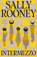 A yellow and grey chess board seen from above with chess pieces shadowed by the novel's characters