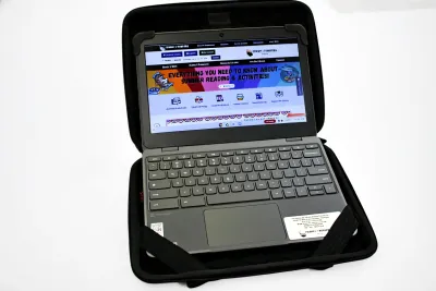 Chromebook with case