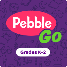 PebbleGo Grades K-2 digital resource logo