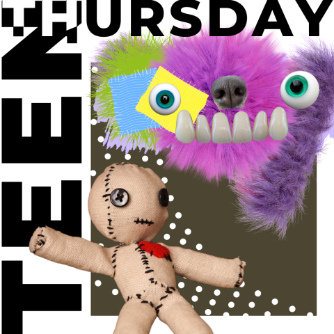 Teen Thursday. Parts of toys sewn together..