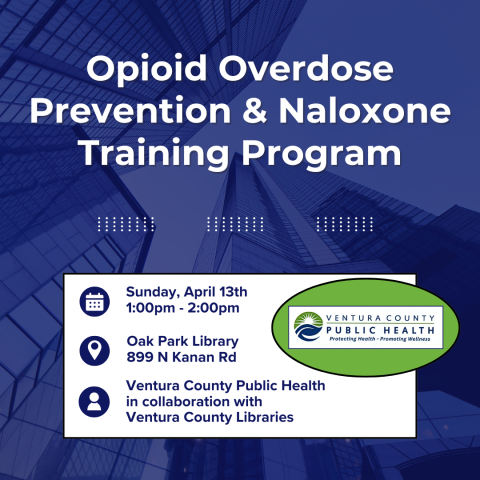 Date, time, location - Opioid  Overdose Prevention Program - Oak Park
