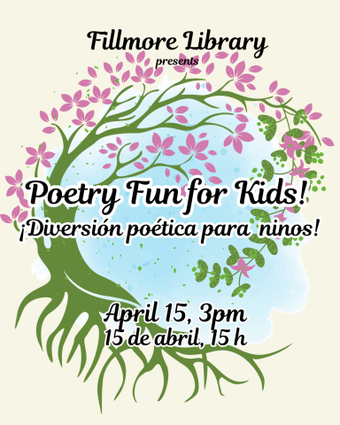 tree with flowers and event details