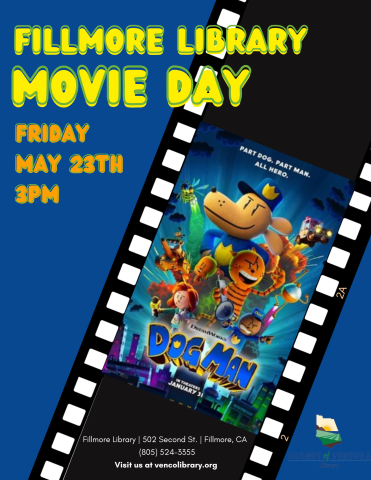 movie reels with event details