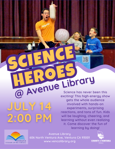 science experiment in action at Avenue Library
