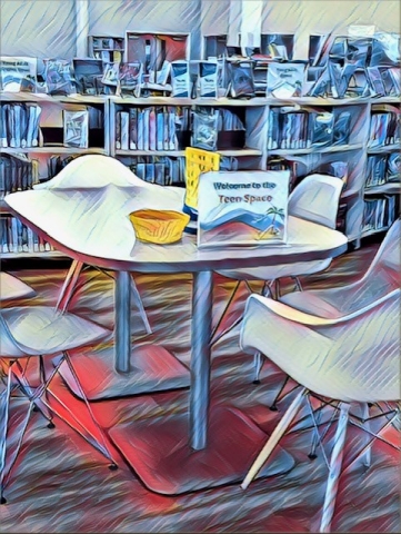 Prueter Library Teen Space Tables