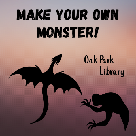 Shadow images of a dragon and a goul - Make Your Own Monster