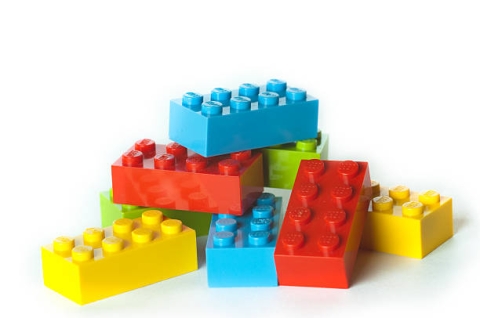 Image of colorful Lego bricks