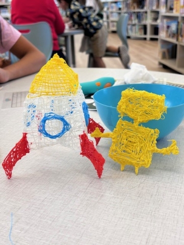 Rockets Designed by 3D Pens