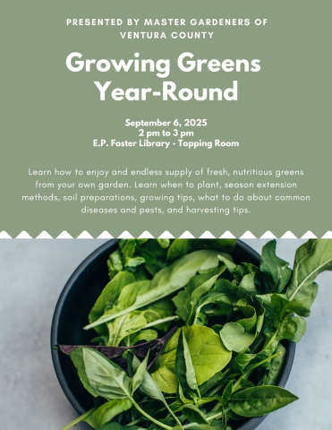 Flyer for Growing Greens