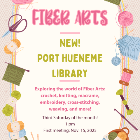 Graphics of fiber crafting items - Fiber Arts - New! Port Hueneme - Date and time