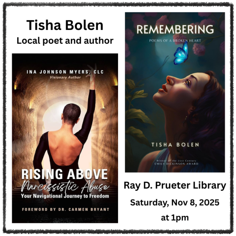 Images of two book jackets - local author - Tisha Bolen