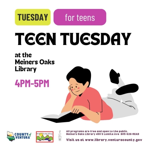 teen reading a book