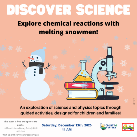 Discover Science logo over stock images of illustrated laboratory equipment with text "For Grades K through 5"