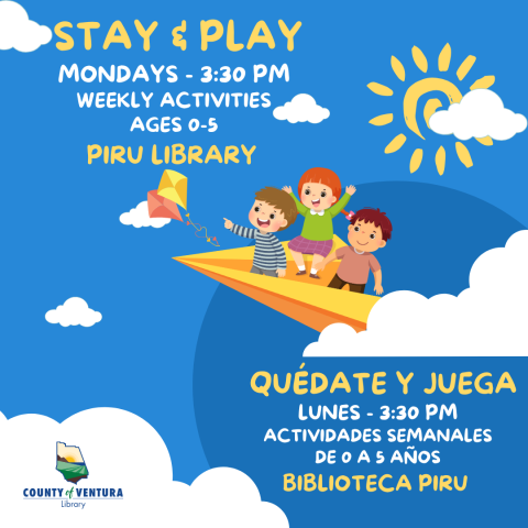 kids riding a paper airplane