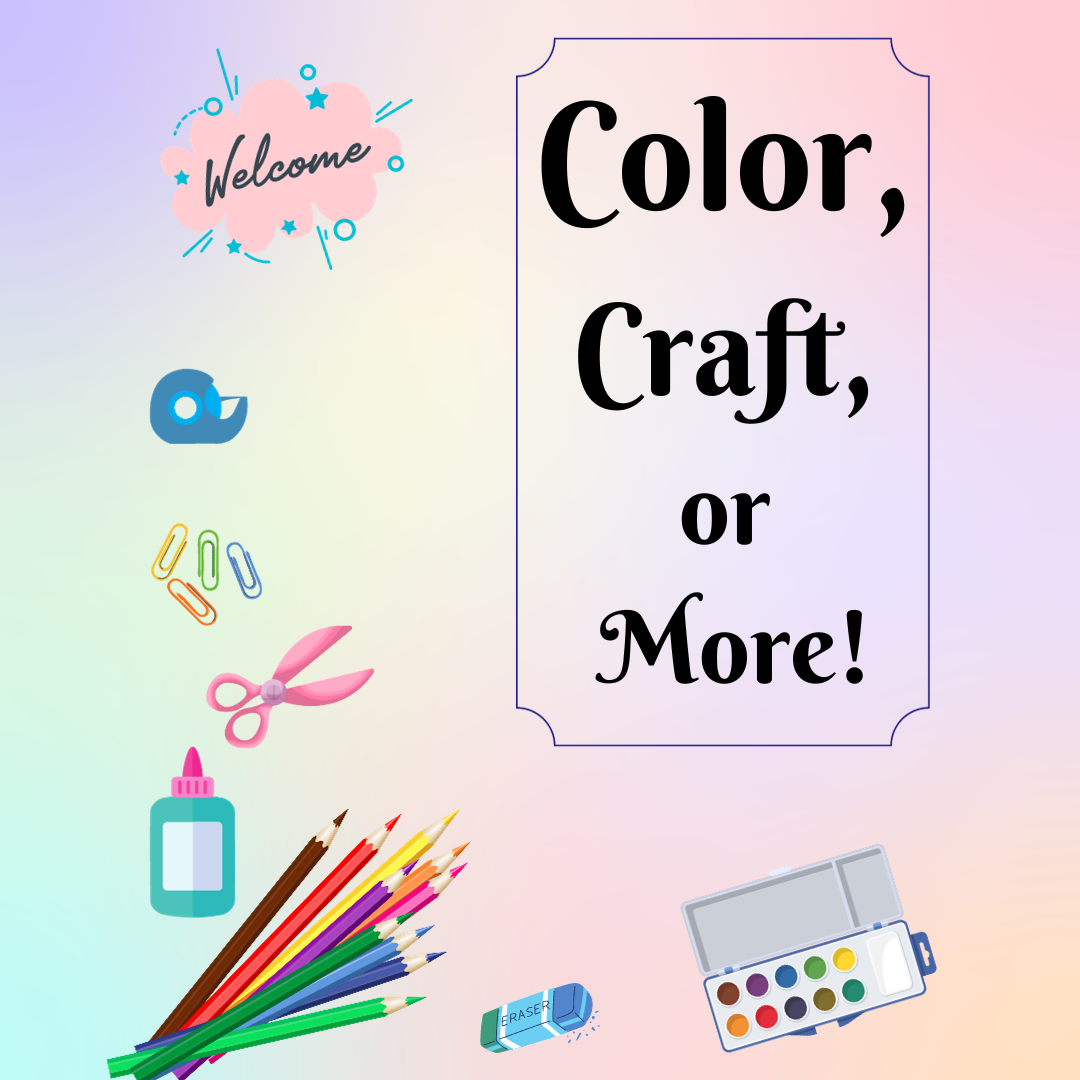 Graphic images of crafting materials - Color, Craft, or More