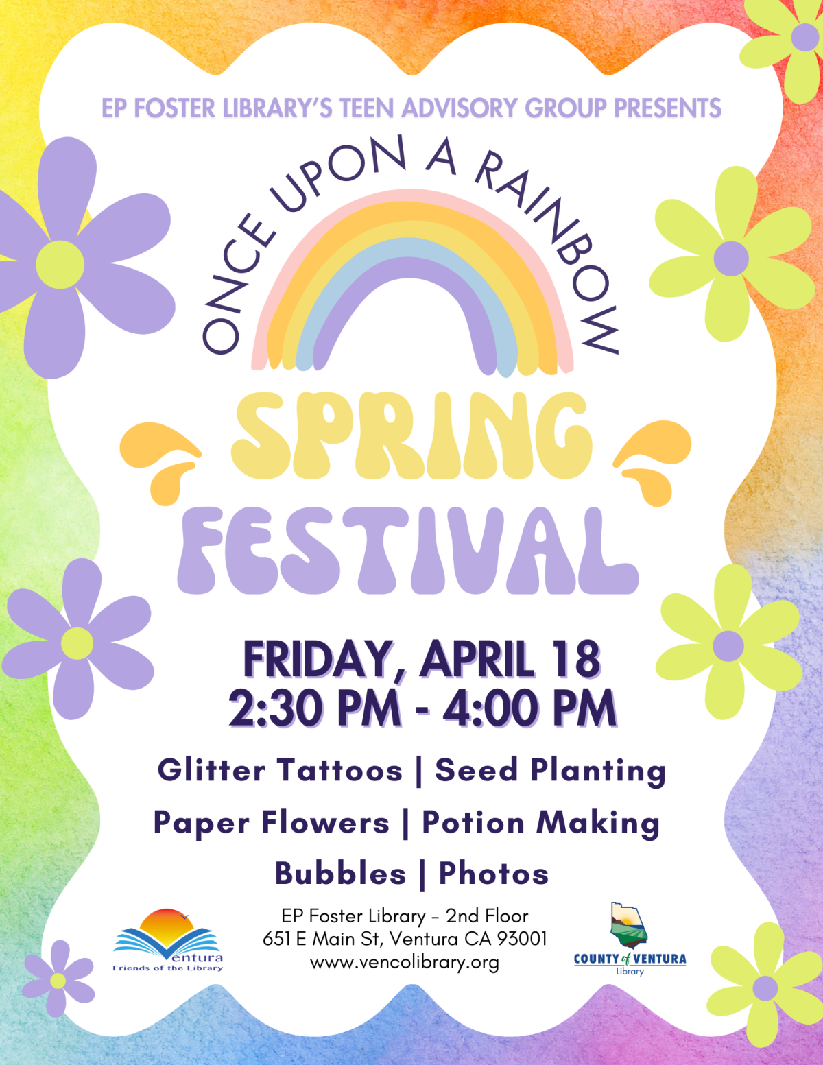 One Upon A Rainbow Spring Festival rainbows, flowers