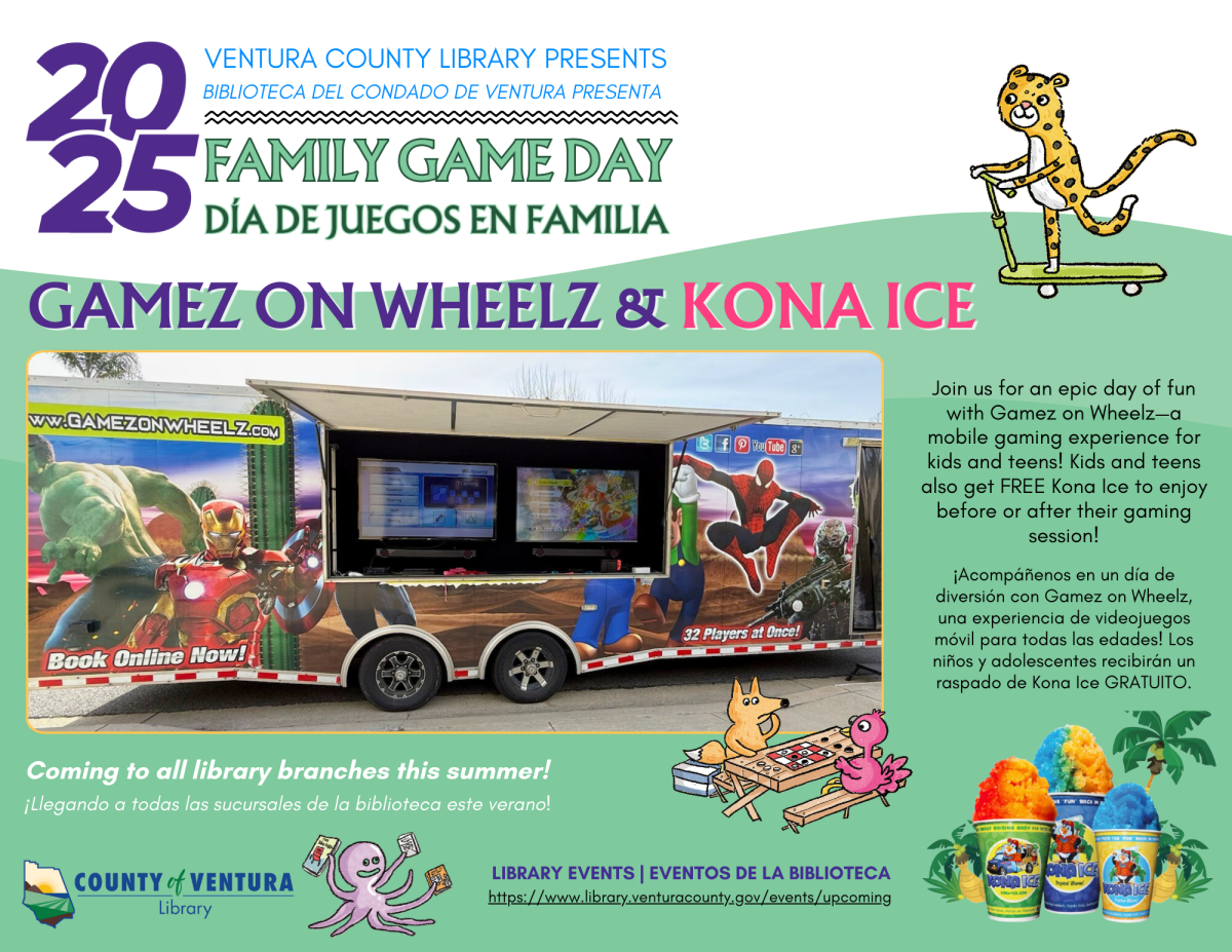 Gamez on Wheelz gaming truck and kona ice event at the library