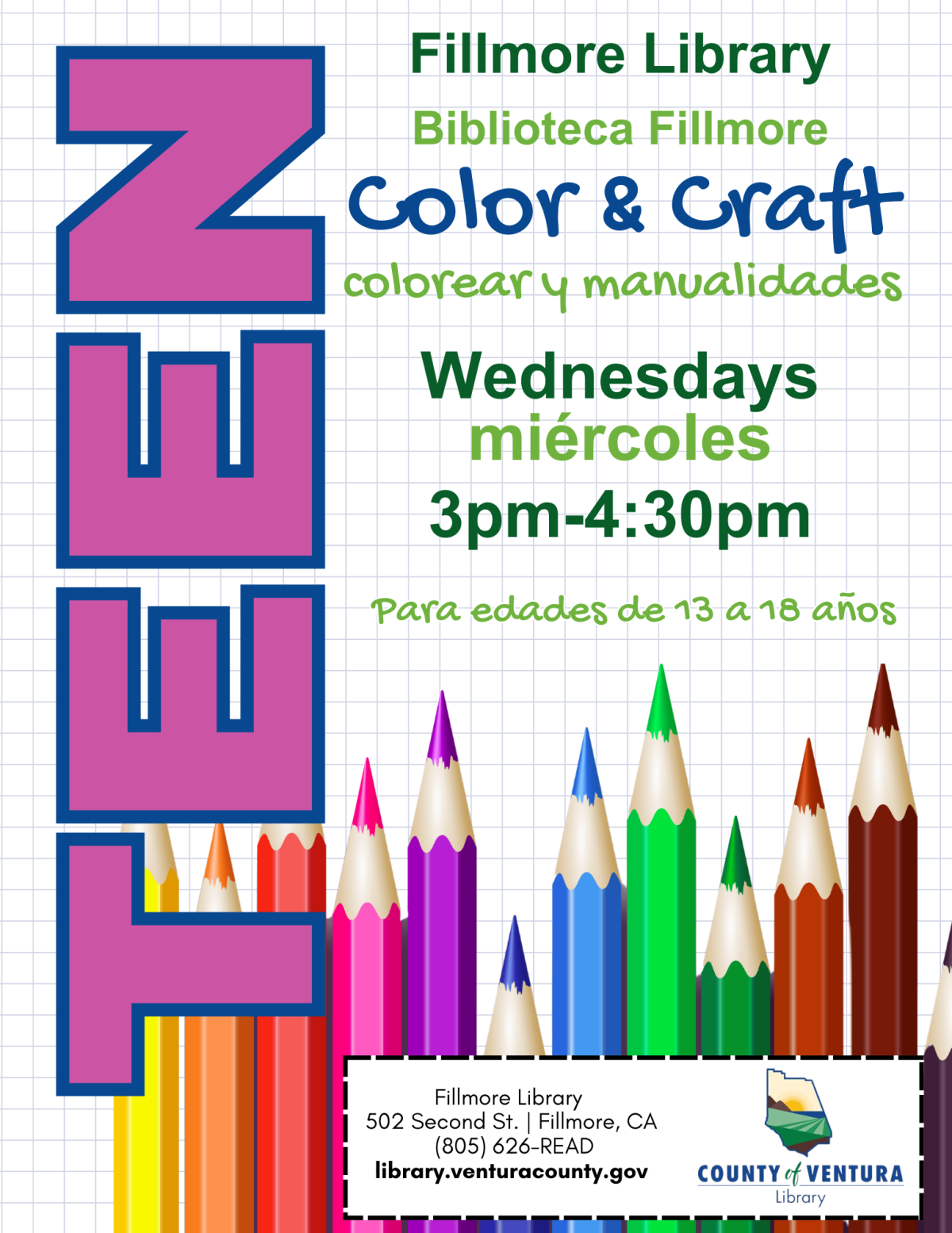 colored pencils behind activity information