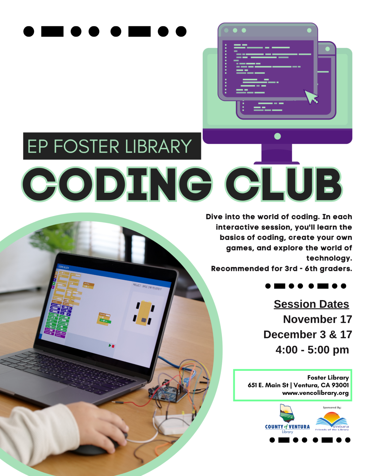 Computer with Scratch programming - Code Club