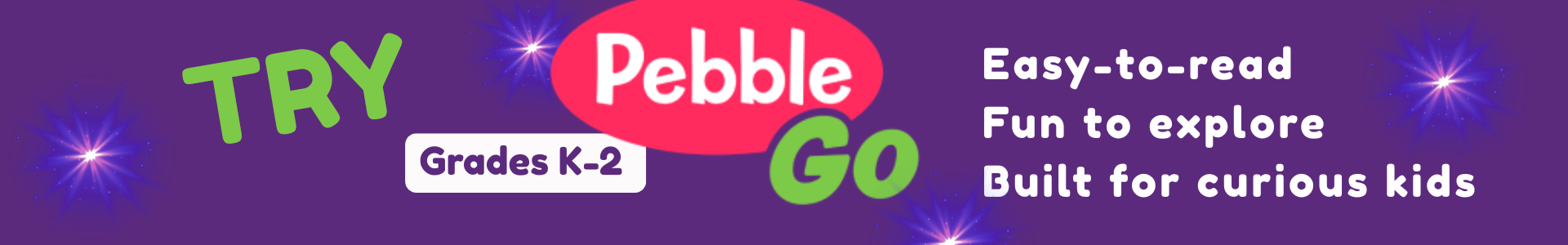 Link to PebbleGo digital learning platform for grades K-2